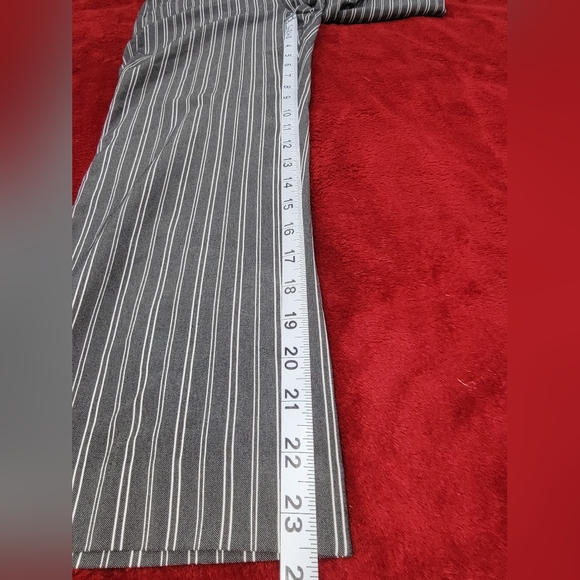 Express Black Pants with White Stripes - Picture 9 of 10